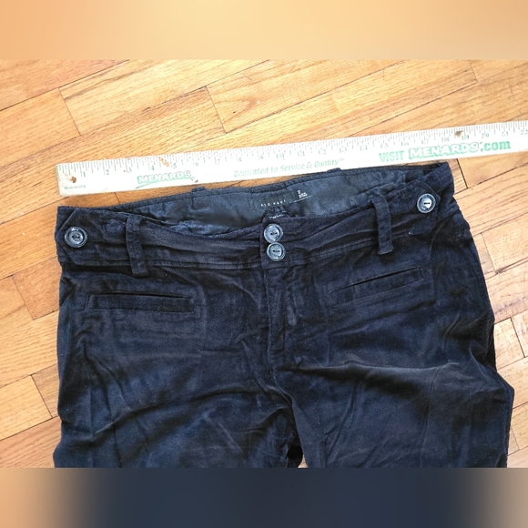 Old Navy Velvet Corduroy Pants Size 12 Black Stretch - Picture 12 of 14